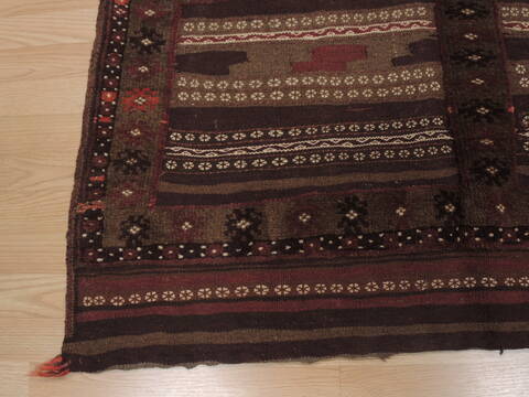 Kilim Brown Square Hand Knotted 38 X 44  Area Rug 100-109478 Image 8