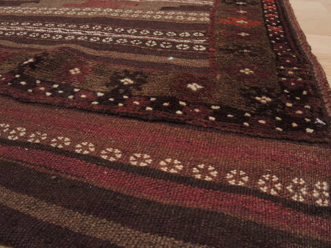 Kilim Brown Square Hand Knotted 38 X 44  Area Rug 100-109478 Image 9