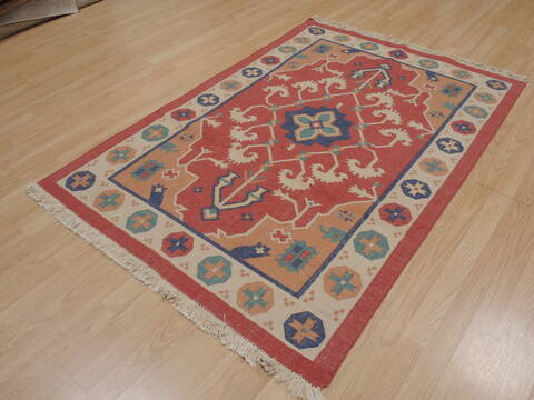 Kilim Brown Flat Woven 40 X 60  Area Rug 100-109479 Image 10