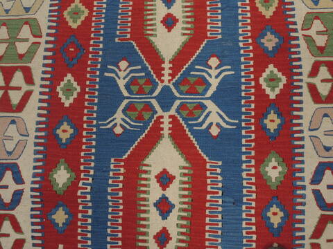 Kilim Red Flat Woven 36 X 52  Area Rug 100-109480 Image 11