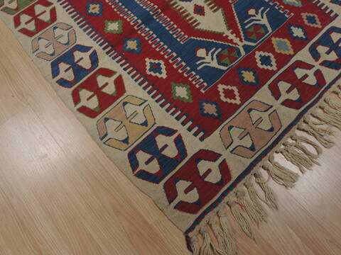 Kilim Red Flat Woven 36 X 52  Area Rug 100-109480 Image 8