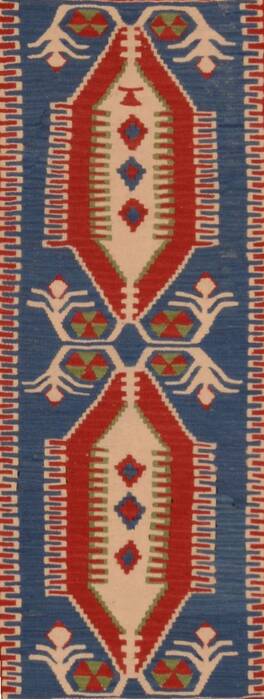 Kilim Red Flat Woven 36 X 52  Area Rug 100-109480 Image 0