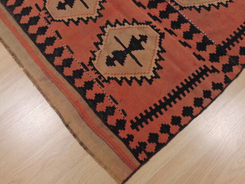 Kilim Red Flat Woven 34 X 311  Area Rug 100-109486 Image 6