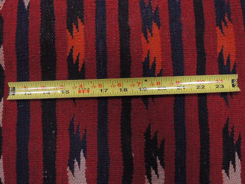 Kilim Red Runner Flat Woven 43 X 92  Area Rug 100-109494 Image 12