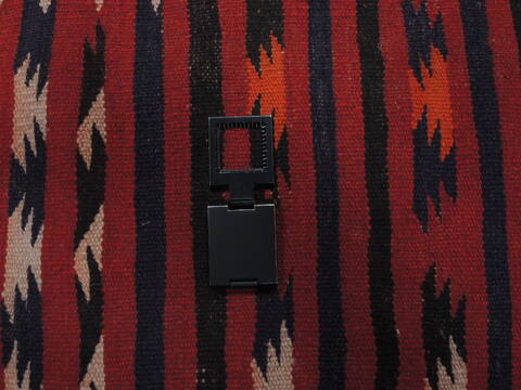 Kilim Red Runner Flat Woven 43 X 92  Area Rug 100-109494 Image 13