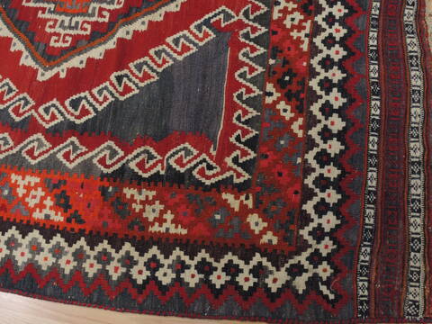 Kilim Blue Flat Woven 411 X 88  Area Rug 100-109499 Image 9