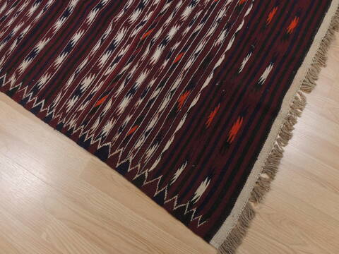 Kilim Red Flat Woven 39 X 511  Area Rug 100-109502 Image 10