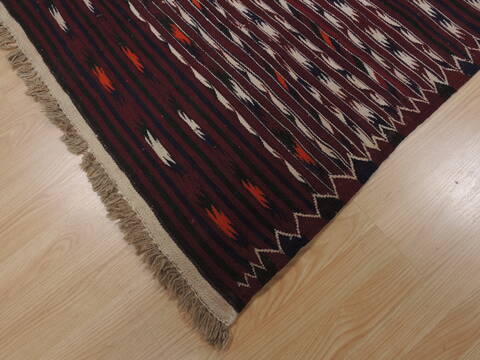 Kilim Red Flat Woven 39 X 511  Area Rug 100-109502 Image 12
