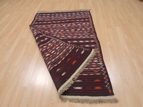 Kilim Red Flat Woven 39 X 511  Area Rug 100-109502 Image 13