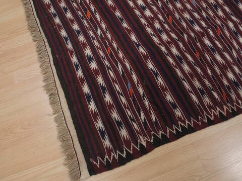 Kilim Red Flat Woven 39 X 511  Area Rug 100-109502 Image 2