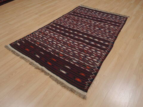 Kilim Red Flat Woven 39 X 511  Area Rug 100-109502 Image 3