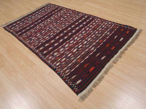 Kilim Red Flat Woven 39 X 511  Area Rug 100-109502 Image 4