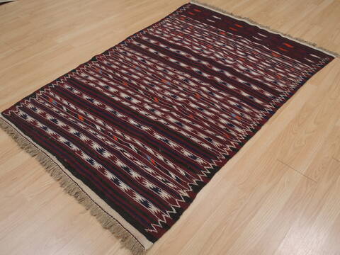 Kilim Red Flat Woven 39 X 511  Area Rug 100-109502 Image 6