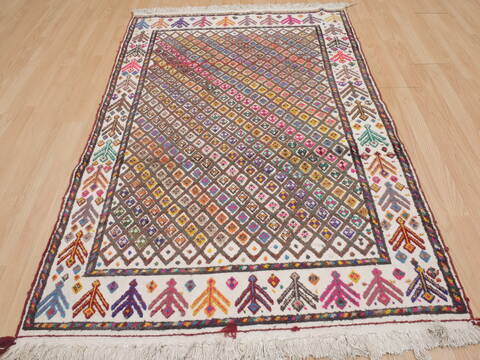 Kilim Multicolor Flat Woven 310 X 60  Area Rug 100-109514 Image 5