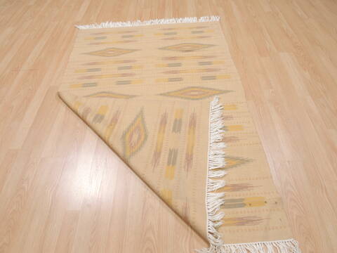 Kilim Beige Flat Woven 40 X 61  Area Rug 100-109522 Image 12