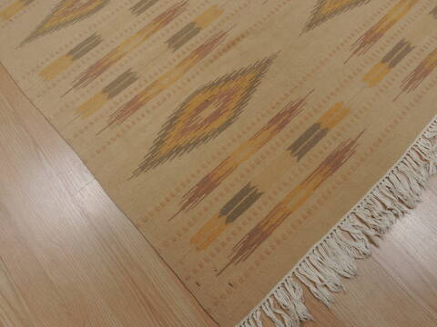 Kilim Beige Flat Woven 40 X 61  Area Rug 100-109522 Image 6