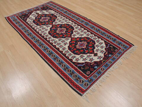 Kilim Red Flat Woven 35 X 63  Area Rug 100-109534 Image 11
