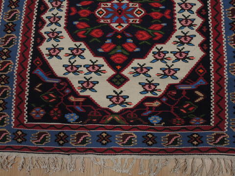 Kilim Red Flat Woven 35 X 63  Area Rug 100-109534 Image 6
