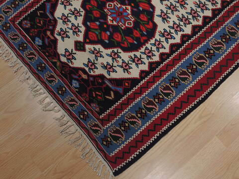 Kilim Red Flat Woven 35 X 63  Area Rug 100-109534 Image 7