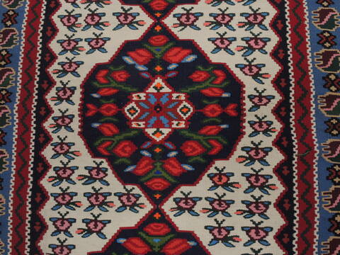 Kilim Red Flat Woven 35 X 63  Area Rug 100-109534 Image 8