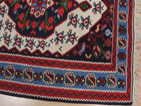 Kilim Red Flat Woven 35 X 63  Area Rug 100-109534 Image 9
