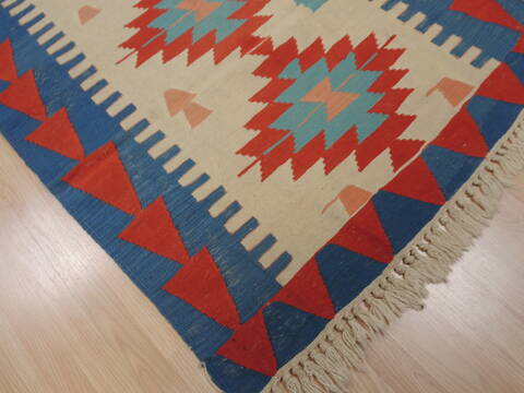 Kilim Red Flat Woven 38 X 54  Area Rug 100-109536 Image 6