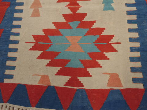 Kilim Red Flat Woven 38 X 54  Area Rug 100-109536 Image 7