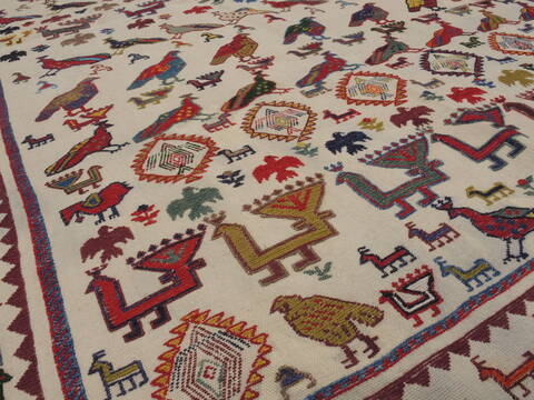 Kilim Red Flat Woven 44 X 67  Area Rug 100-109541 Image 10