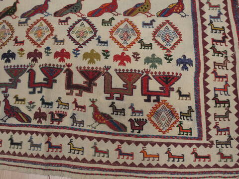 Kilim Red Flat Woven 44 X 67  Area Rug 100-109541 Image 9