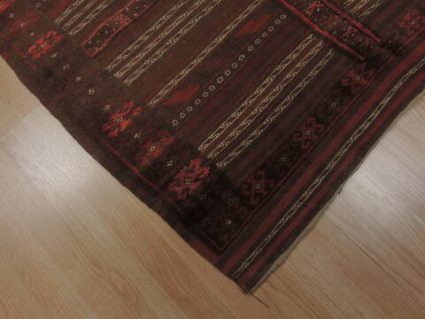 Kilim Brown Square Flat Woven 40 X 42  Area Rug 100-109569 Image 4