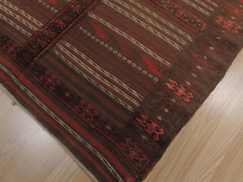 Kilim Brown Square Flat Woven 40 X 42  Area Rug 100-109569 Image 6