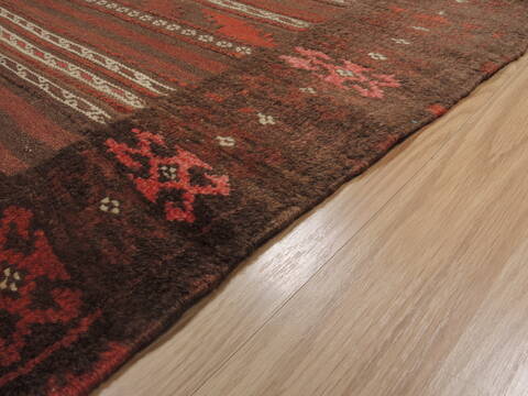 Kilim Brown Square Flat Woven 40 X 42  Area Rug 100-109569 Image 8