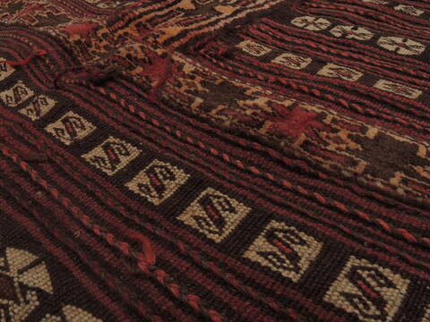 Kilim Red Square Flat Woven 42 X 42  Area Rug 100-109571 Image 10