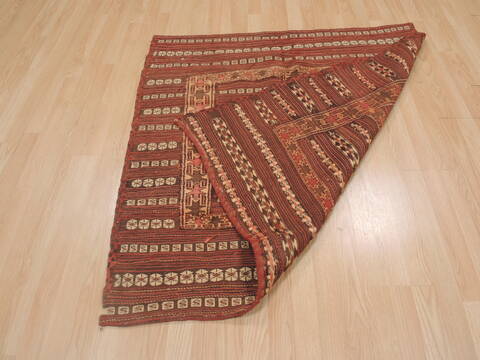 Kilim Red Square Flat Woven 42 X 42  Area Rug 100-109571 Image 11