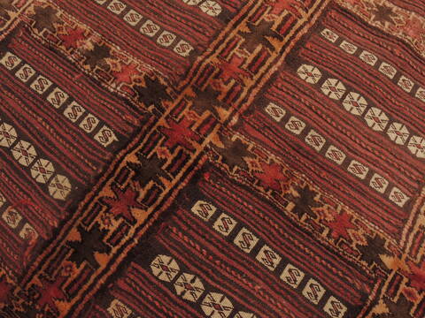 Kilim Red Square Flat Woven 42 X 42  Area Rug 100-109571 Image 8