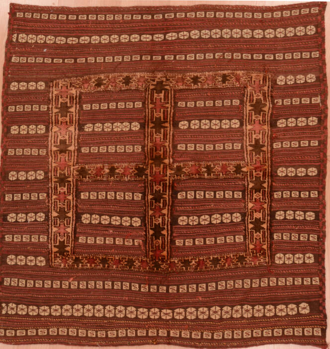 Kilim Red Square Flat Woven 42 X 42  Area Rug 100-109571 Image 0