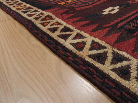 Kilim Red Runner Flat Woven 311 X 910  Area Rug 100-109572 Image 13