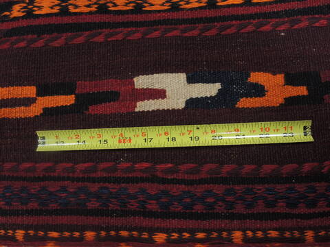 Kilim Red Runner Flat Woven 311 X 910  Area Rug 100-109572 Image 15