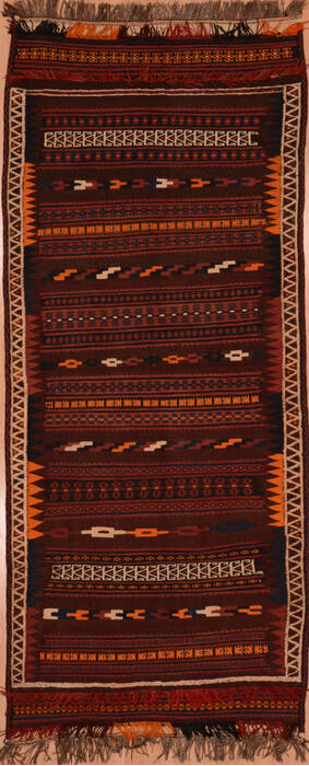 Kilim Red Runner Flat Woven 311 X 910  Area Rug 100-109572 Image 0