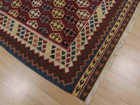 Kilim Red Flat Woven 310 X 53  Area Rug 100-109573 Image 11
