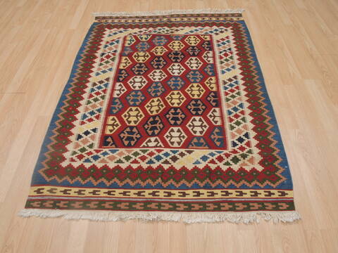 Kilim Red Flat Woven 310 X 53  Area Rug 100-109573 Image 1