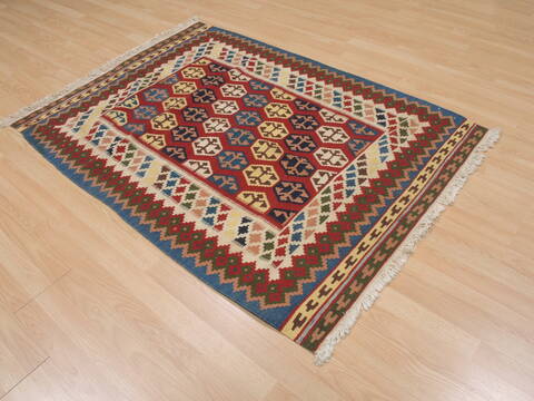 Kilim Red Flat Woven 310 X 53  Area Rug 100-109573 Image 3