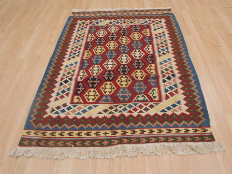 Kilim Red Flat Woven 310 X 53  Area Rug 100-109573 Image 4