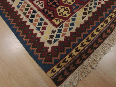 Kilim Red Flat Woven 310 X 53  Area Rug 100-109573 Image 6