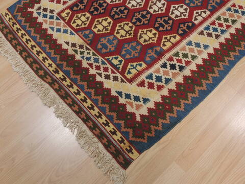 Kilim Red Flat Woven 310 X 53  Area Rug 100-109573 Image 8