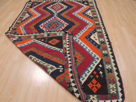 Kilim Red Flat Woven 54 X 80  Area Rug 100-109574 Image 14