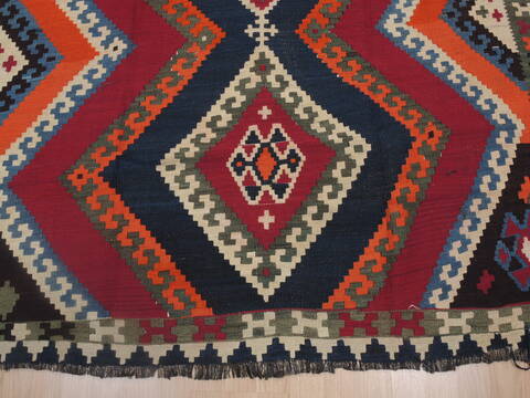 Kilim Red Flat Woven 54 X 80  Area Rug 100-109574 Image 5