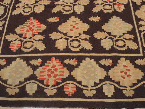 Kilim Brown Flat Woven 68 X 100  Area Rug 100-109575 Image 17