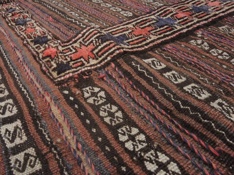 Kilim Brown Square Flat Woven 38 X 40  Area Rug 100-109578 Image 10