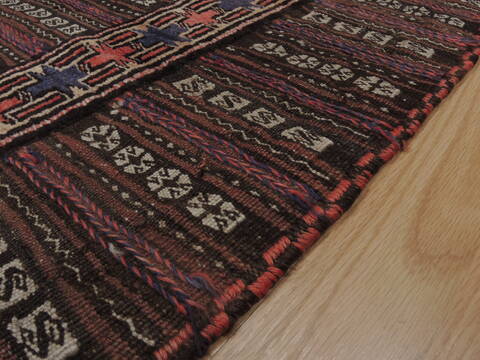 Kilim Brown Square Flat Woven 38 X 40  Area Rug 100-109578 Image 11